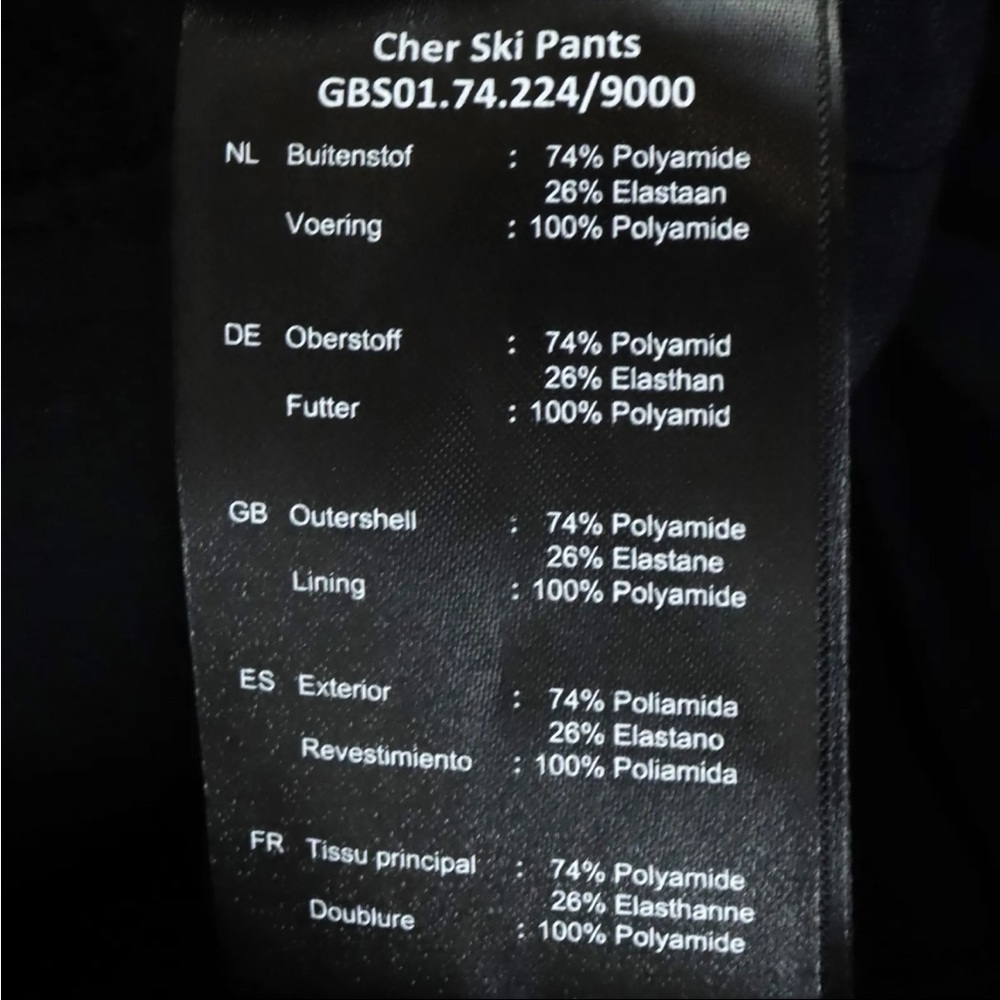 Goldbergh Cher Ski Polyamide & Elastane Pants in Black -Women's US Size 4 - Picture 9 of 13